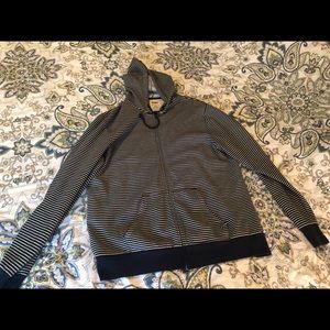 Mens hoodie levis size XL navy blue stripes